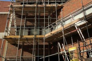 Specialist Scaffolding with Roof Access